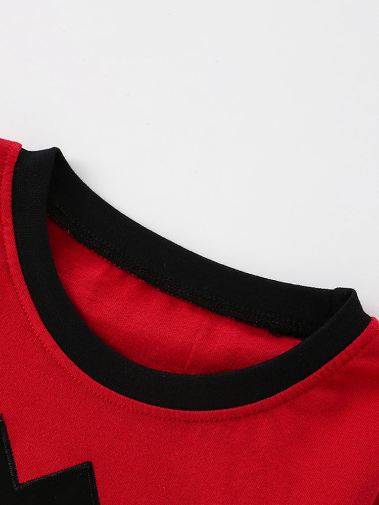 Boss Bear Red & Plaid Pajama Set for Girls & Boys 2-9 Years