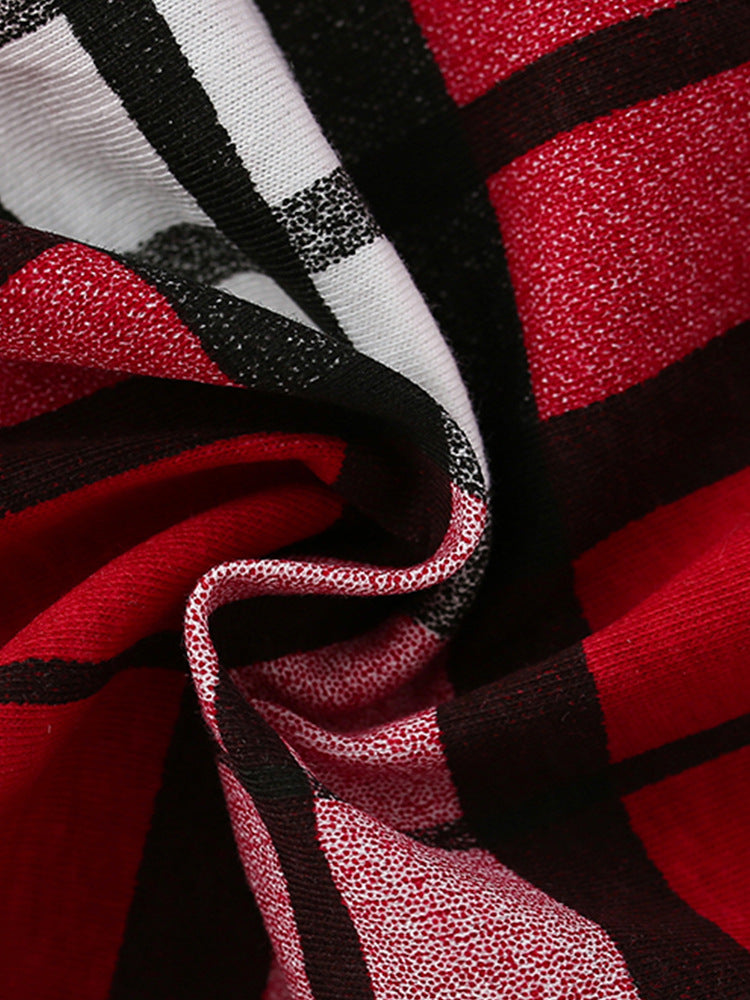 Boss Bear Red & Plaid Pajama Set for Girls & Boys 2-9 Years