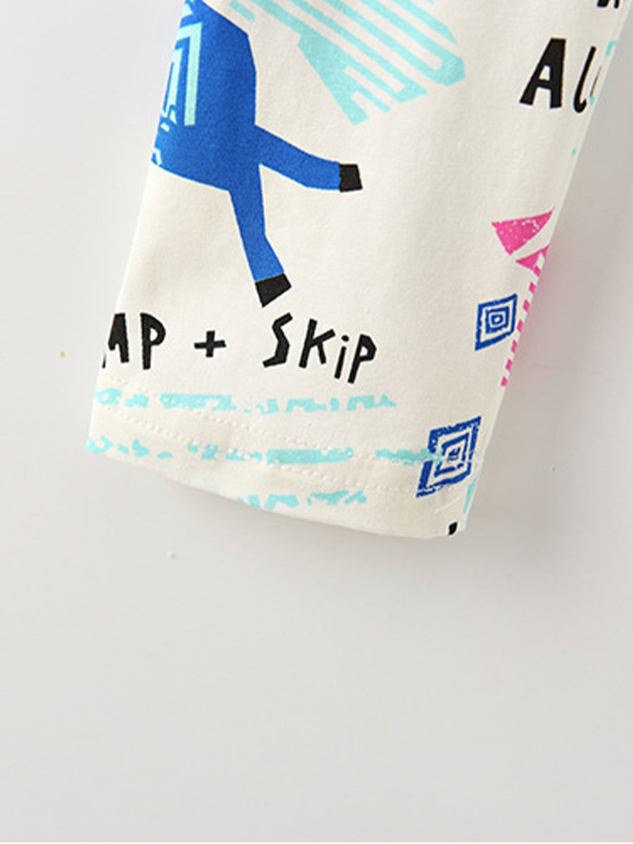 Jump & Skip Unicorn Graphic Leggings for Girls 2-9 Years