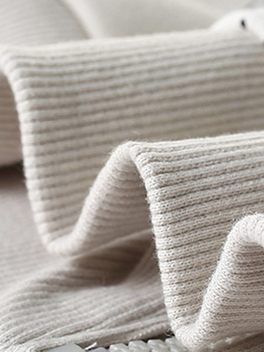 Bunny Hop Oatmeal Ruffle Zip-Up Hoodie for Girls 2-9 Years