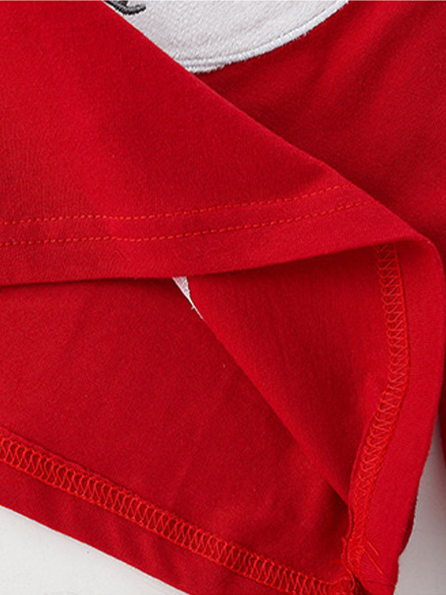 Boss Bear Red & Plaid Pajama Set for Girls & Boys 2-9 Years