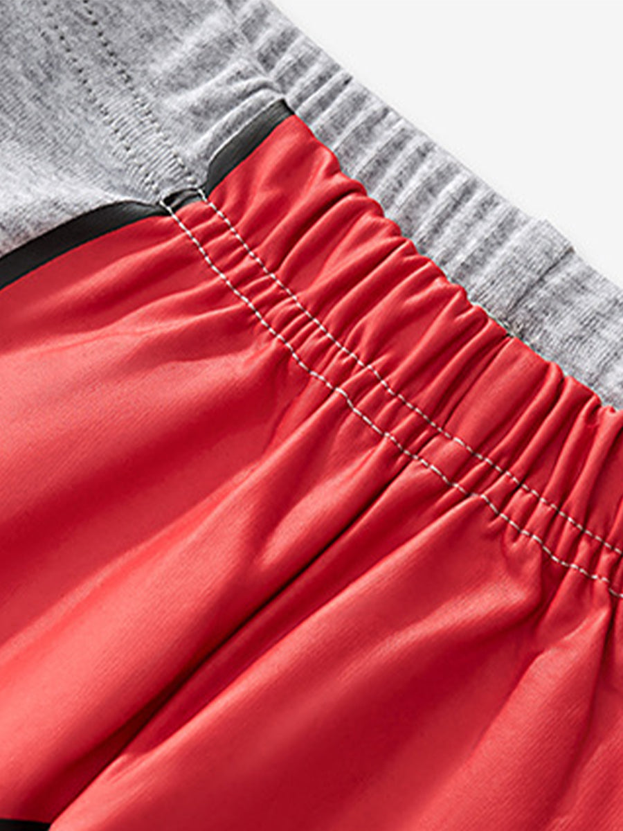 Cozy Santa Grey Christmas Pajama Set for Girls & Boys 2-9 Years