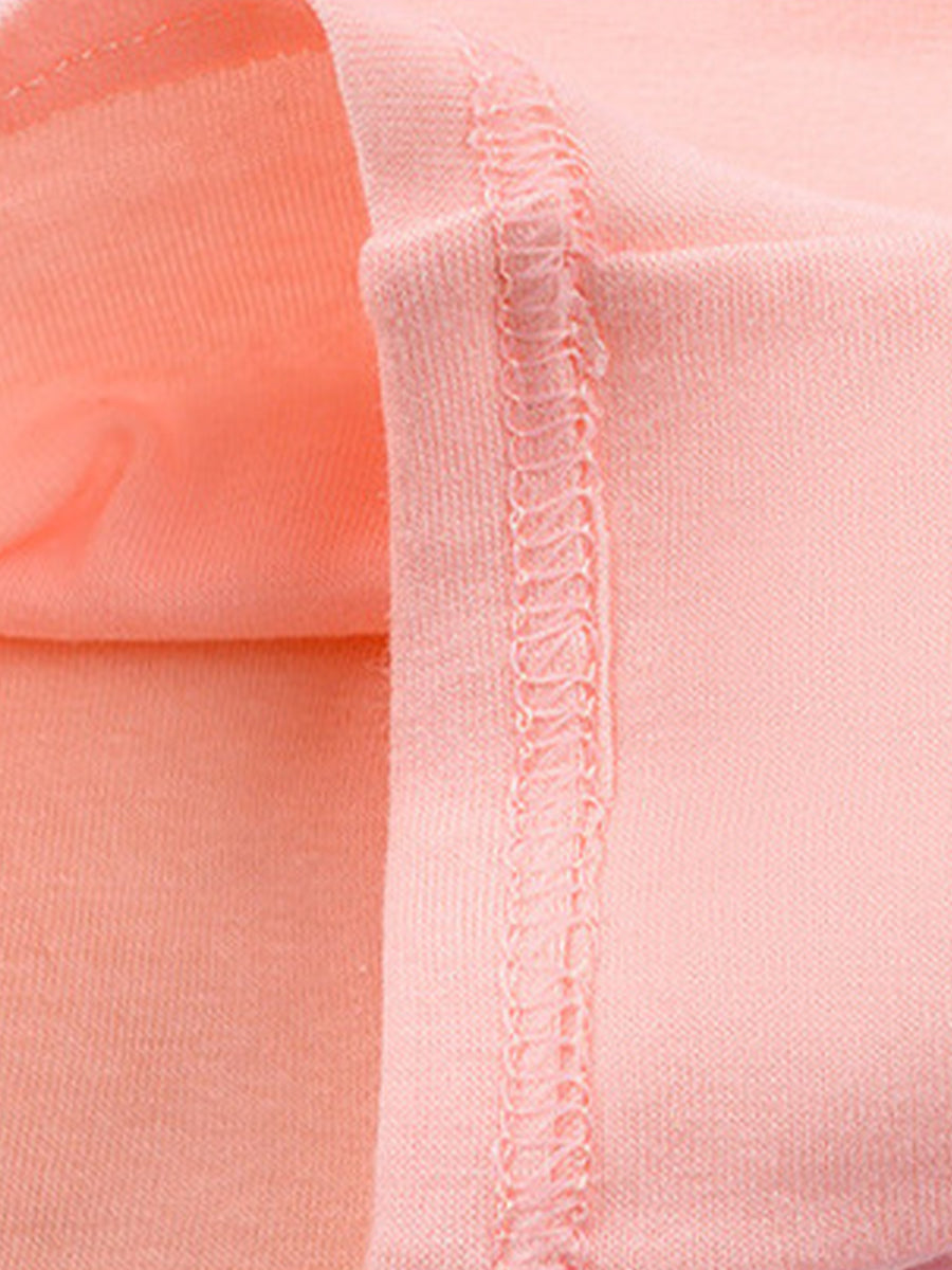 Sweet Bunny Peach Assorted Boyshorts (4-Pack) for Girls