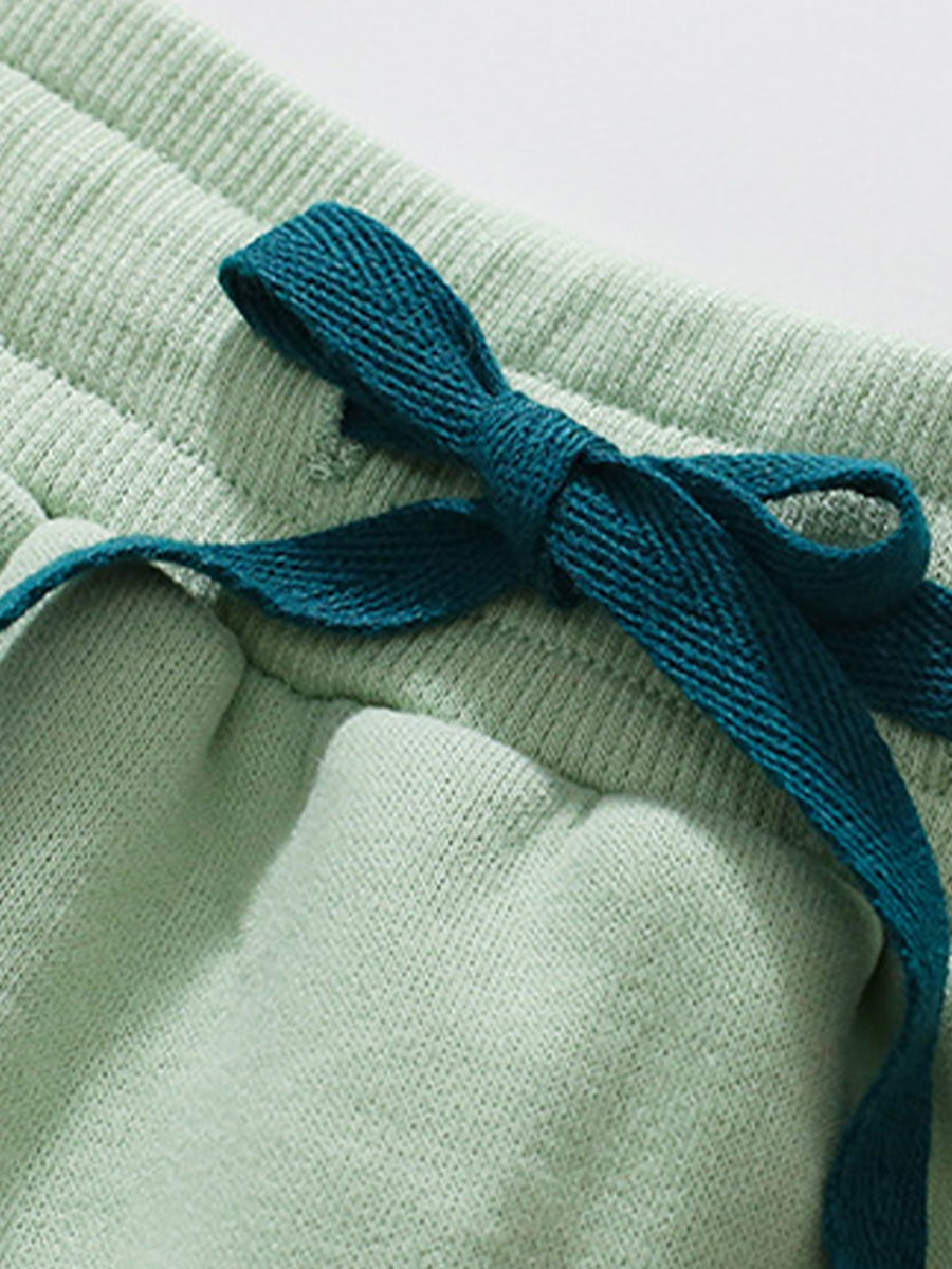 Snappy Crocodile Sage Green Sweatsuit Set for Girls & Boys 2-9 Years