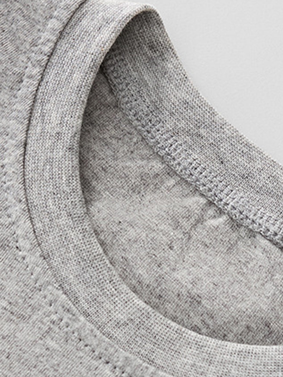 Merry & Bright Santa Grey Ruffle & Plaid Pajama Set for Girls 2-9 Years