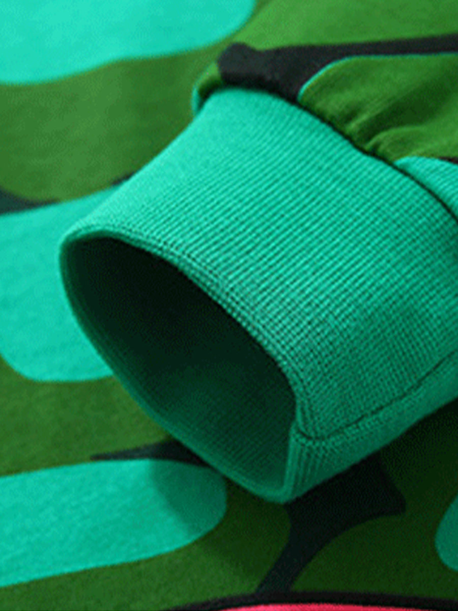 Incredible Hero Green Costume Pajama Set for Boys 2-9 Years